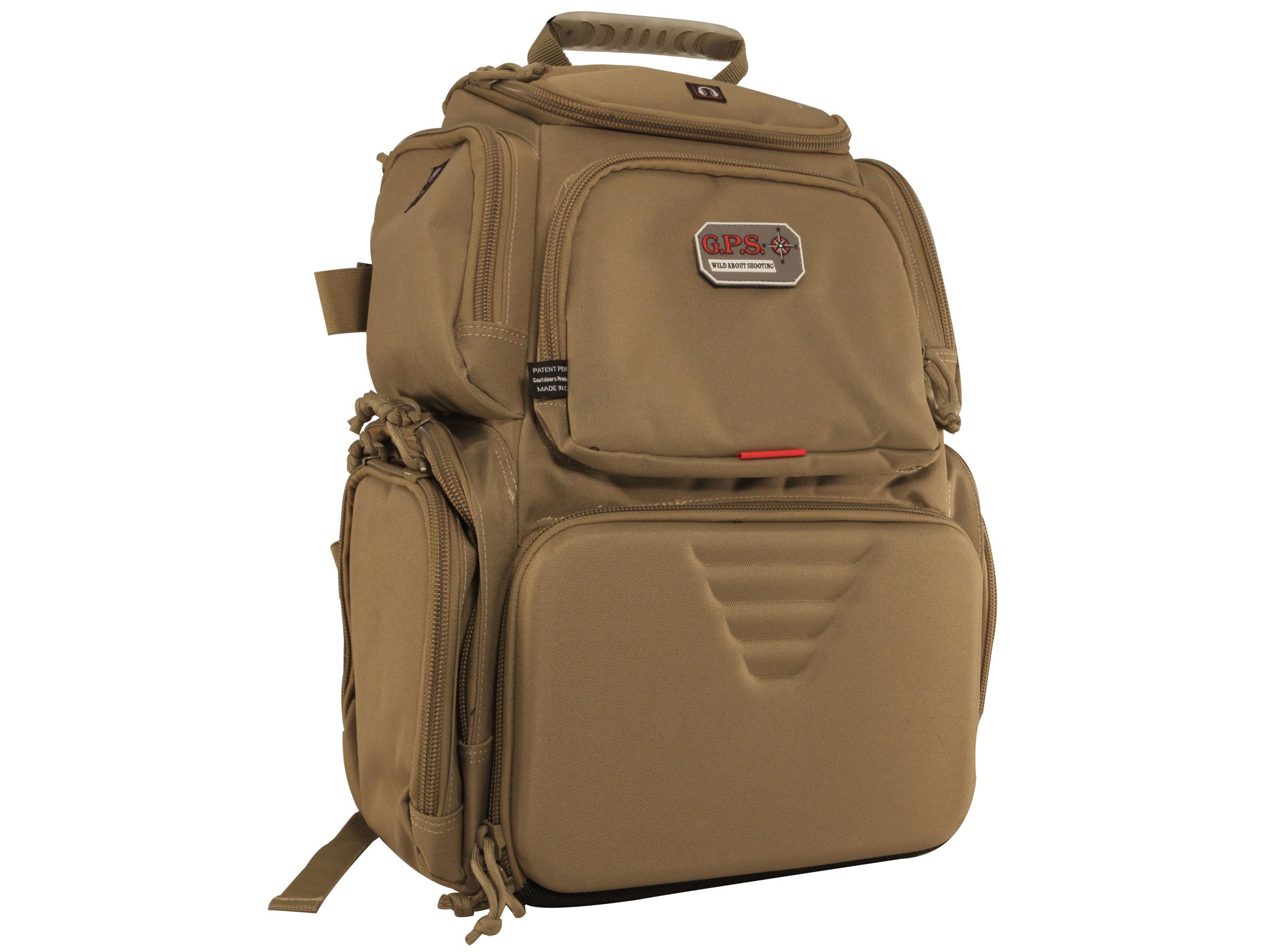 G.P.S. Handgunner Backpack Range Bag Tan