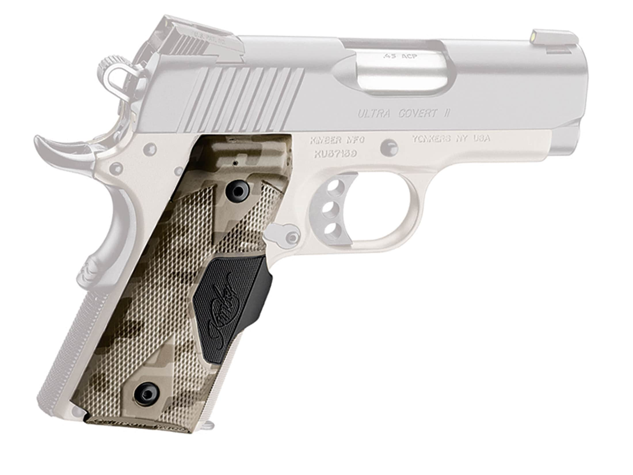 Crimson Trace Lasergrips 1911 Compact (Officer) Front Activation