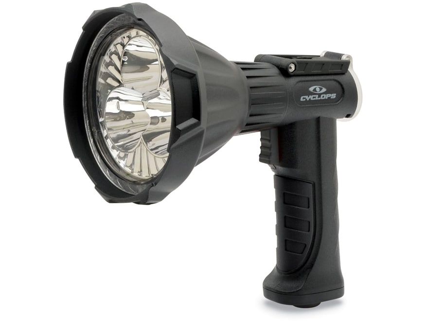 Cyclops Revo 1600 Spotlight Rechargeable 18650 Batteries Polymer Black