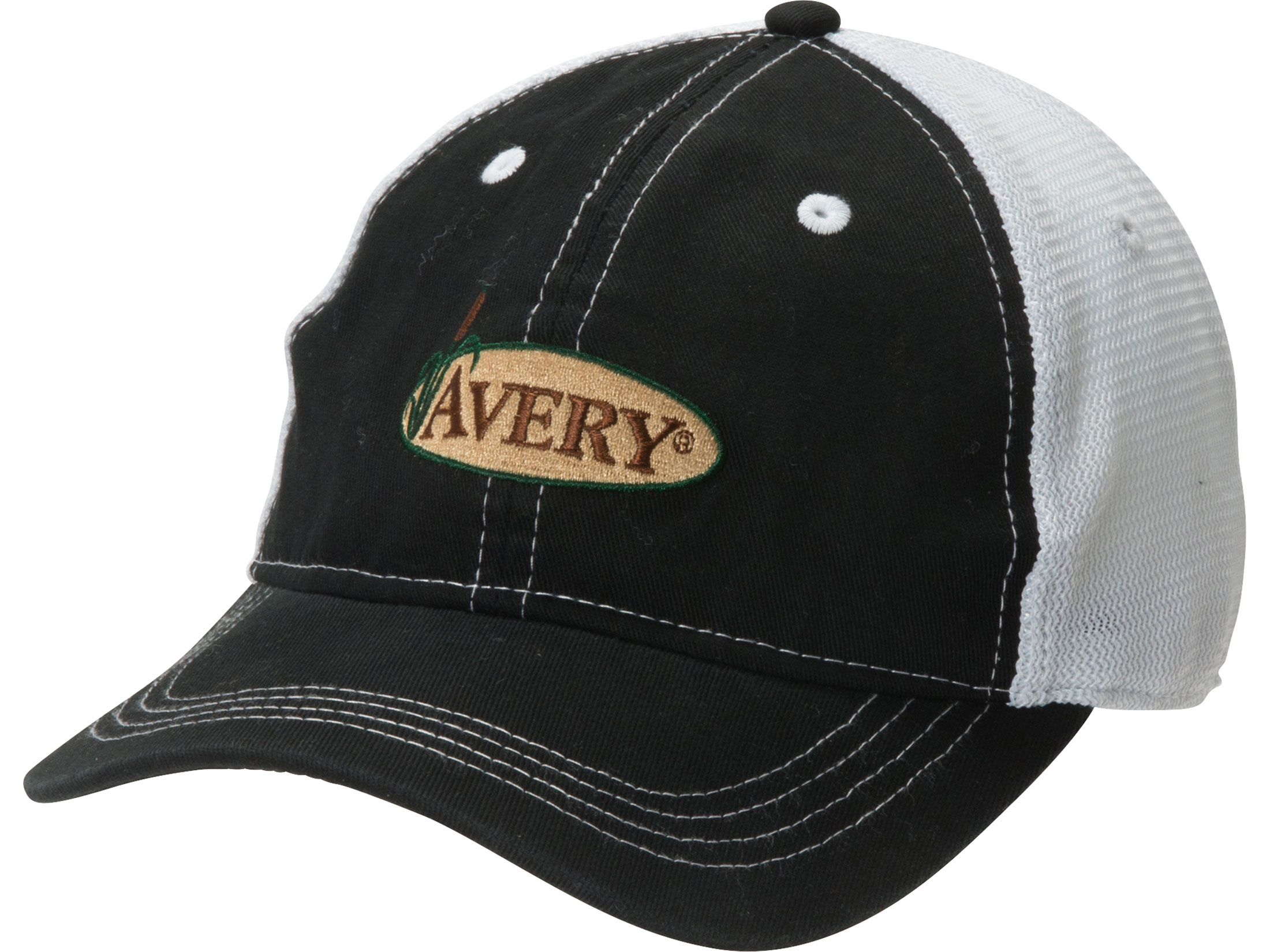 Avery Mesh Back Logo Cap Black/White