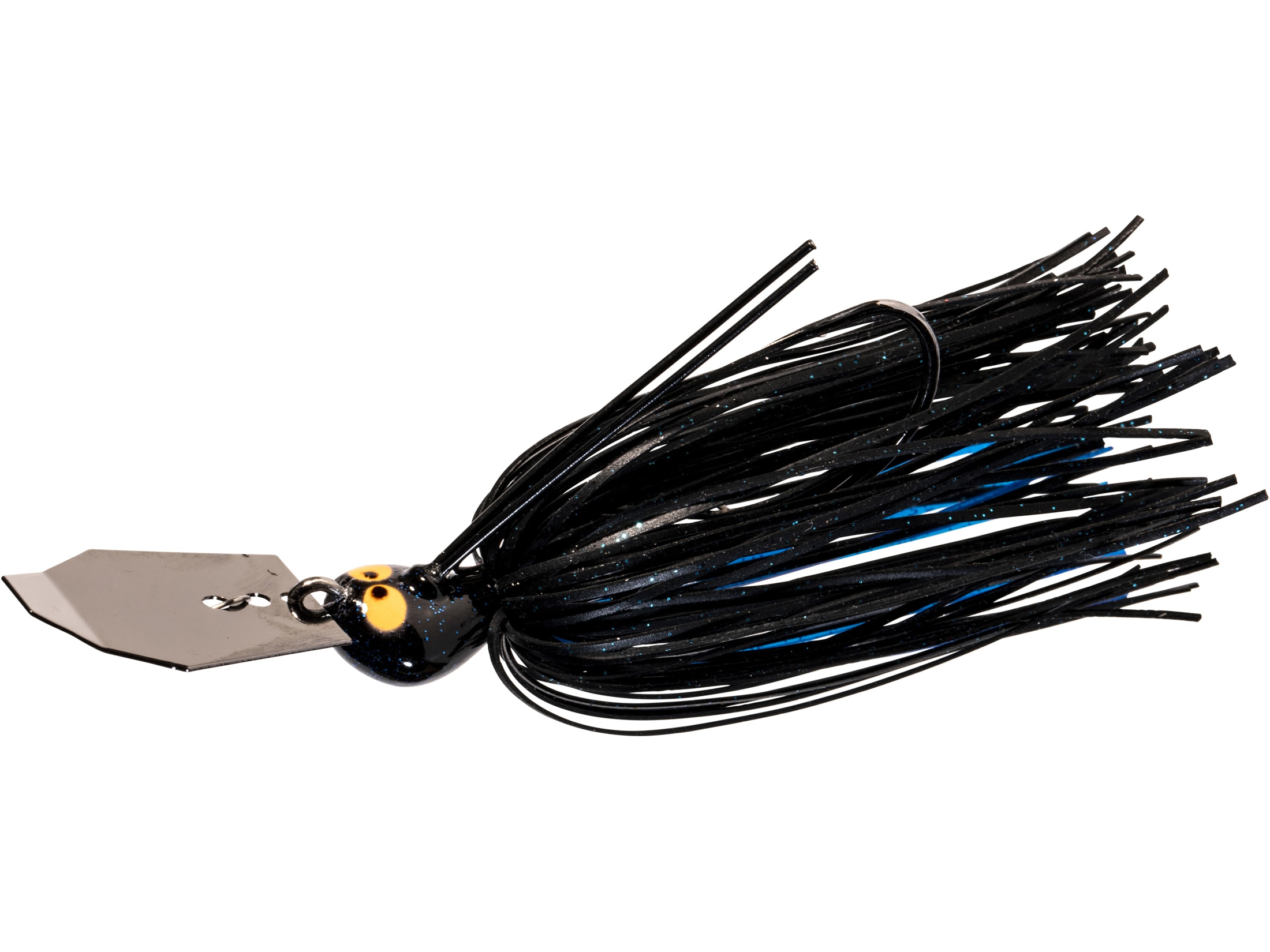 Z-Man Crosseyez Chatterbait Bladed Jig Black/Blue 3/8oz