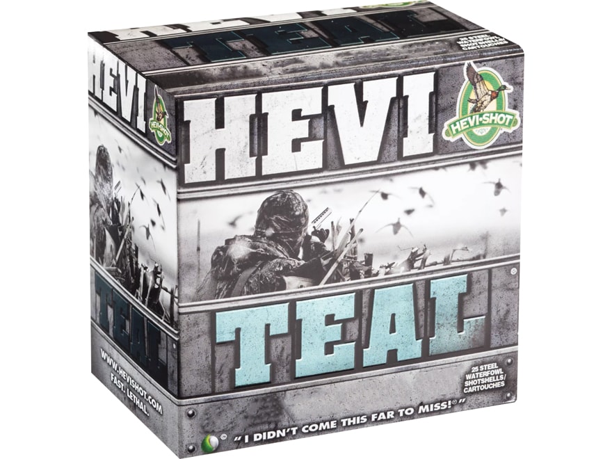 Hevi-Shot Hevi-Teal Waterfowl 12 Ga Ammo 3 #6 Steel Shot 1-1/4oz Box