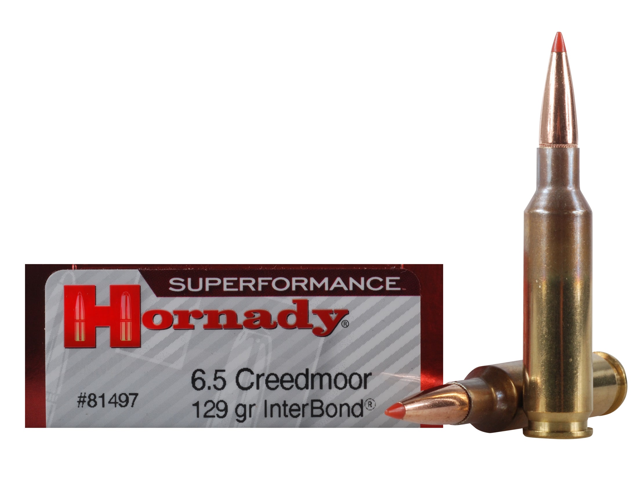 Hornady Superformance 6.5 Creedmoor Ammo 129 Grain Hornady InterBond