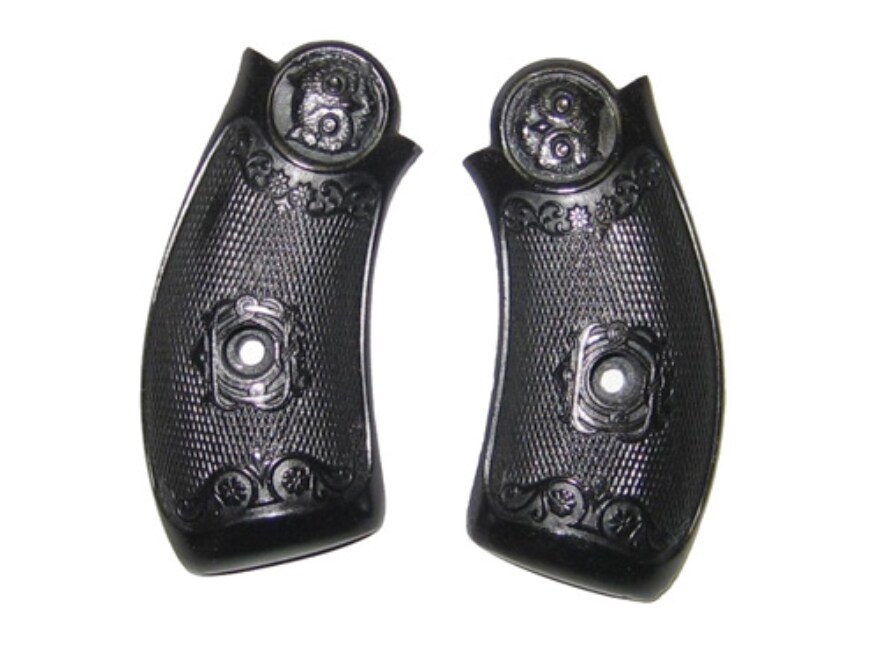 Vintage Gun Grips Iver Johnson Break Top Hammer 38 Cal Polymer Black