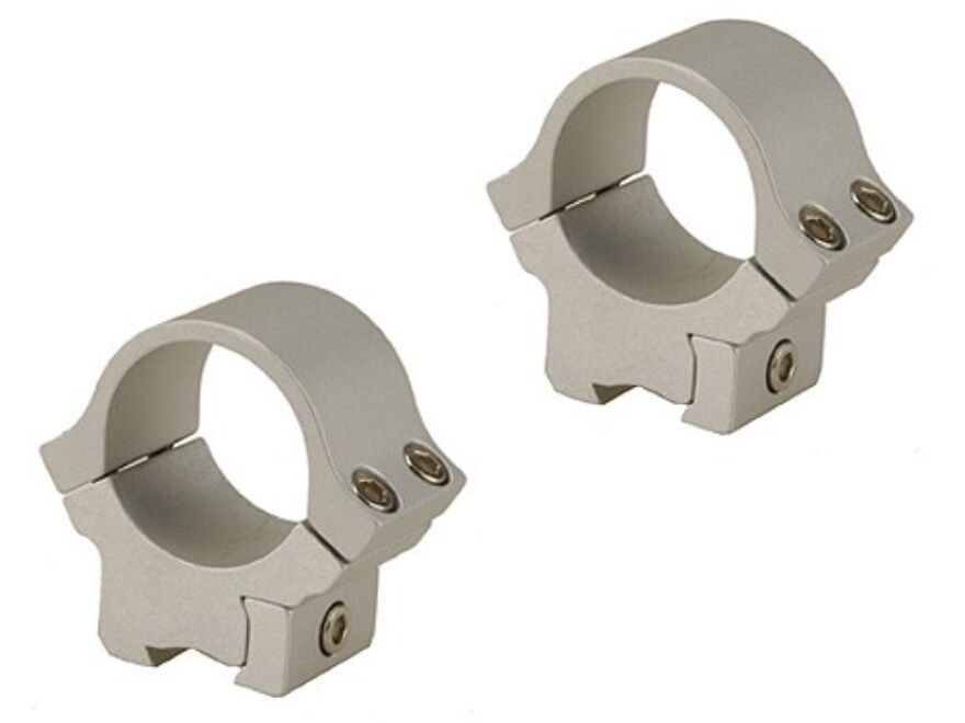 B-Square 1 Sport Utility 22 Rimfire Airgun Rings Low Silver