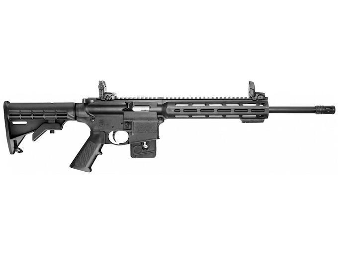 Smith & Wesson M&P 15-22 Sport California Compliant Semi Automatic Rifle 22 Long Rifle 16.5″ Black Threaded Barrel Black Frame Black Fixed Stock