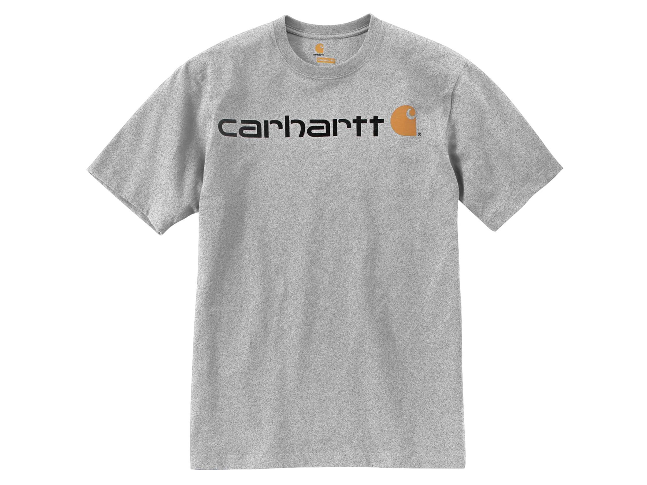 Carhartt Men's Loose Fit Heavyweight Short Sleeve Logo T-Shirt Loden