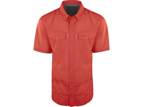 Drake Men's Traveler's Check Short Sleeve Shirt Polyester