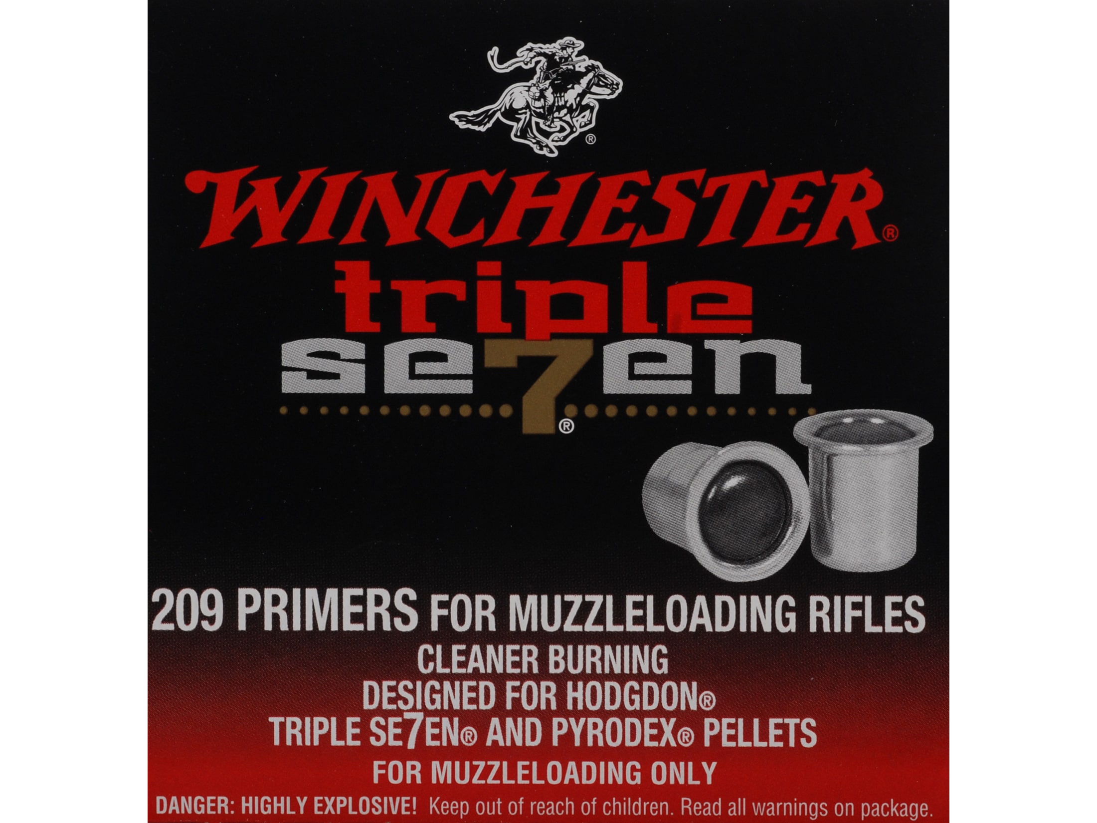 Winchester Triple Seven Primers #209 Muzzleloading Box of 100
