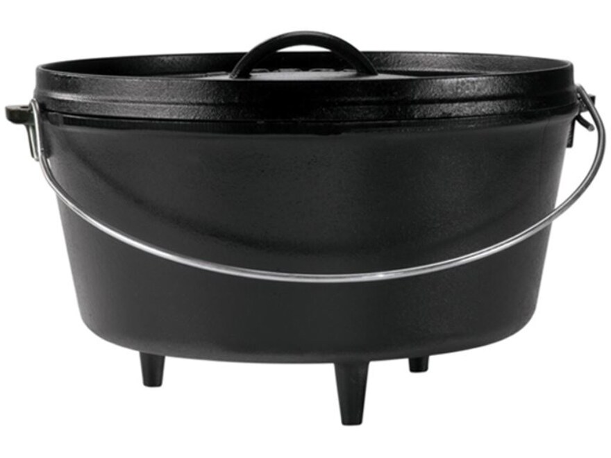 Lodge Cast Iron 12/6 Quart Camp Dutch Oven