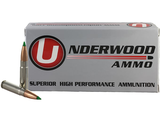 Underwood 300 AAC Blackout Ammo 125 Grain Nosler Ballistic Tip Polymer Tip Box of 20
