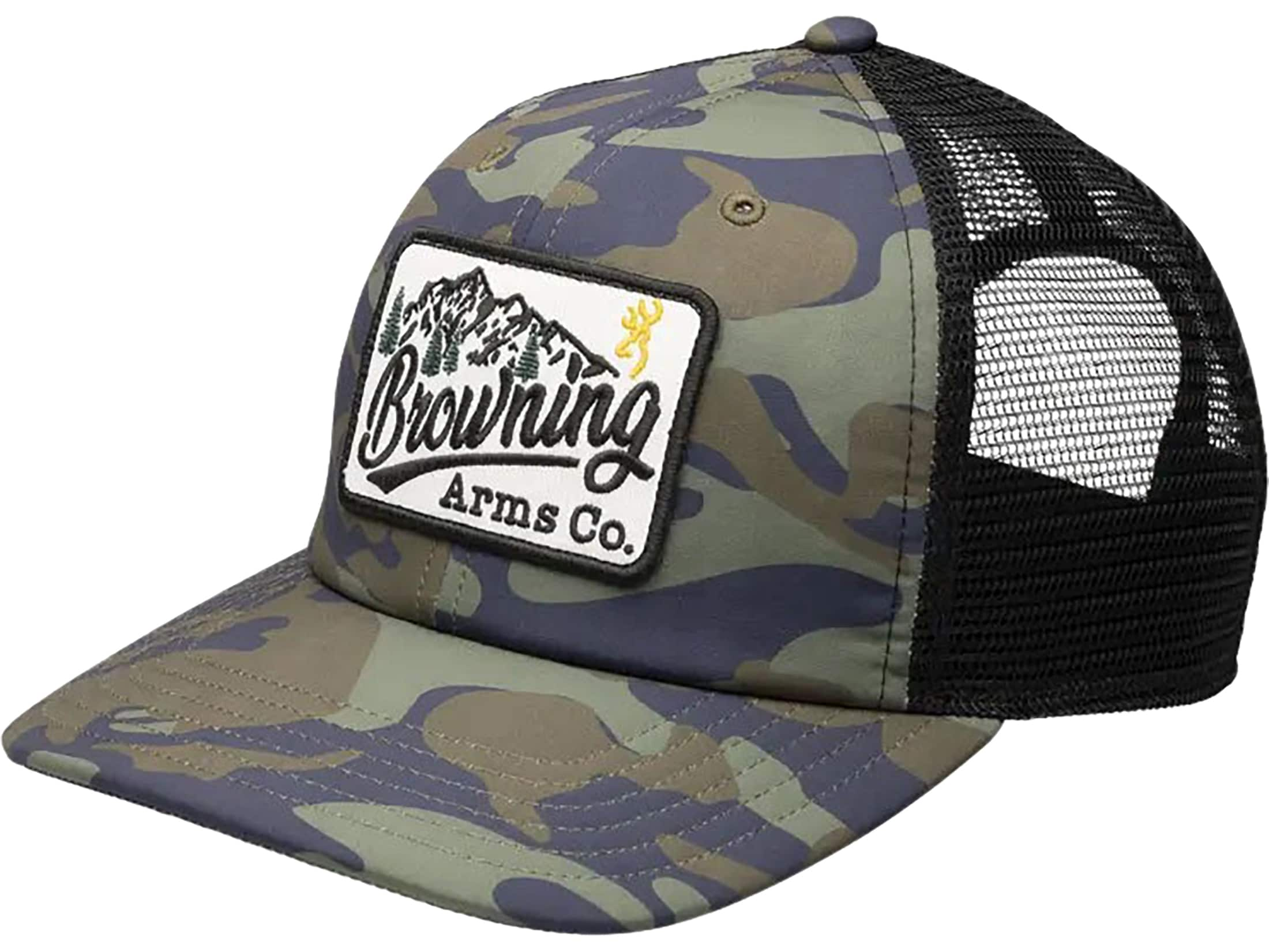 Browning Mens Kingston Hat Woodland Camo