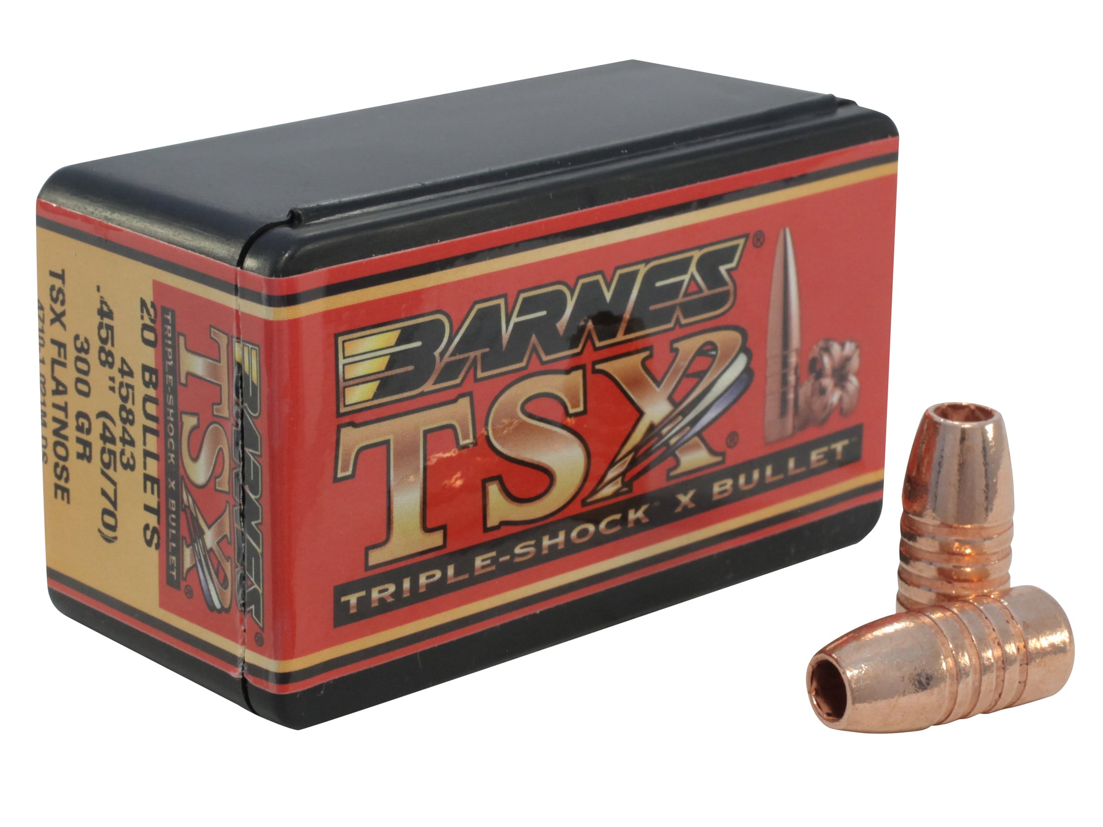 Barnes Triple Shock X Tsx Bullets 45 70 Cal 458 Diameter 300 Grain