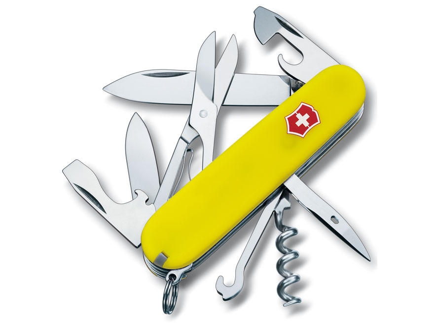 Victorinox Swiss Army Climber Folding Pocket Knife 14 Function SS