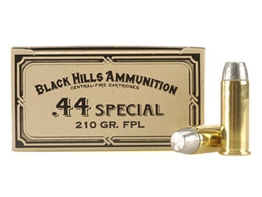 Black Hills Cowboy Action 44 Special Ammo 210 Grain Flat Nose Case of