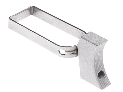 Nighthawk Custom Medium Solid Trigger 1911 Aluminum Silver
