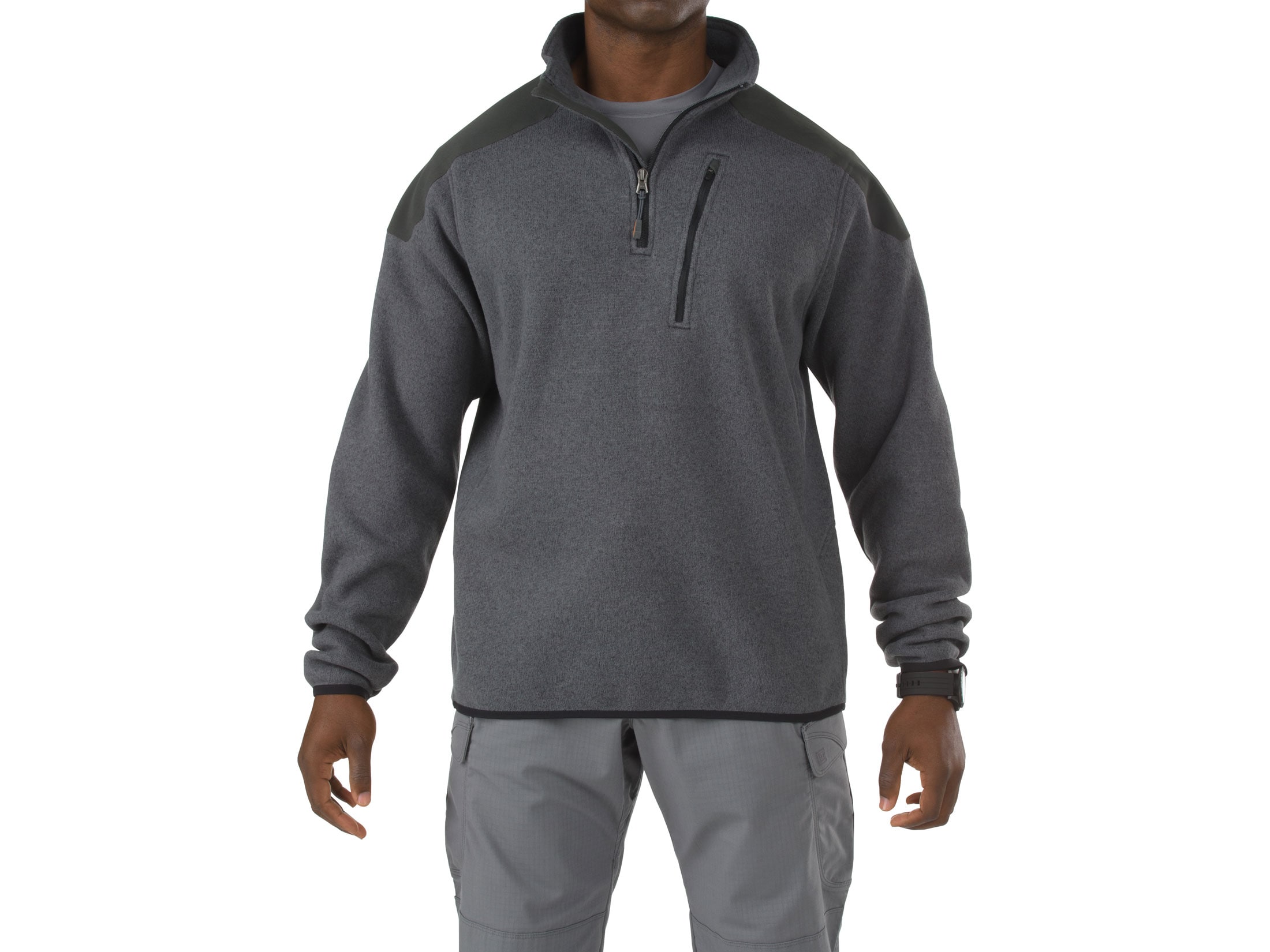 5.11 Men's Tactical Quarter-Zip Sweater Long Sleeve Polyester