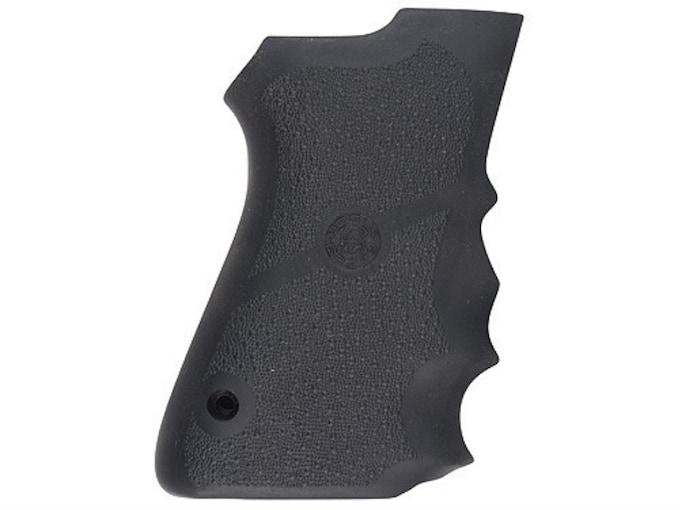 Hogue Rubber Grip Black Rubber with Finger Grooves for S&W 6906, Shorty 40, 4013 TSW