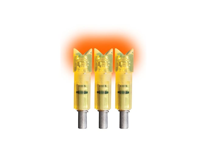 Lumenok Easton/Beman Carbon Lighted Crossbow Nock Crescent Orange 3PK