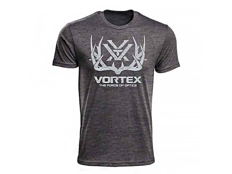 Vortex Optics Men's Mule Deer Shirt Short Sleeve Poly/Cotton Gray 2XL