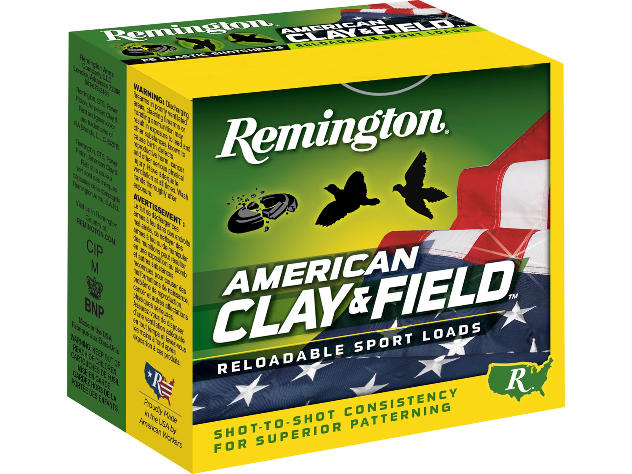 Remington American Clay & Field Ammunition 20 Gauge 2-3/4