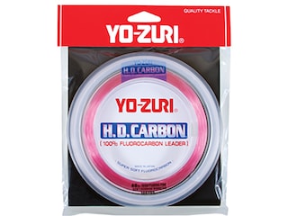 Yo-Zuri HD Carbon Disappearing Fluorocarbon Fishing Leader 20lb 30yd