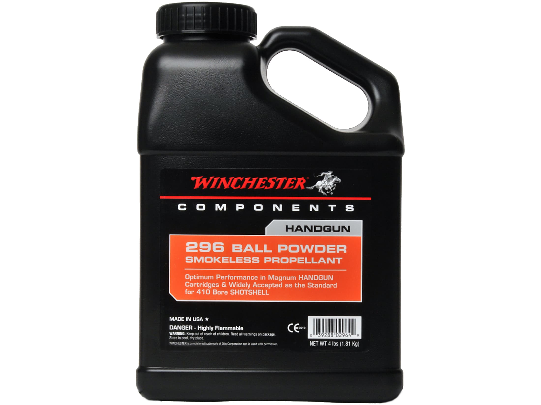 Winchester 296 Smokeless Gun Powder 4 lb