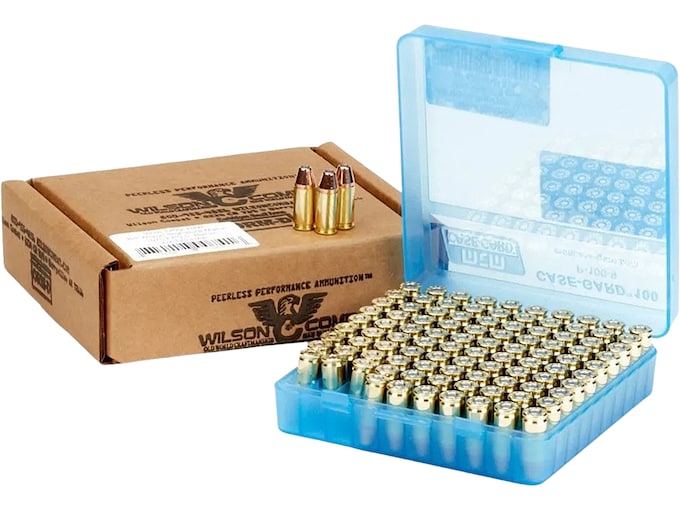 Wilson Combat Bill Wilson Signature Match 9mm Luger Ammo 125 Grain Hornady HAP Jacketed Hollow Point Box of 100