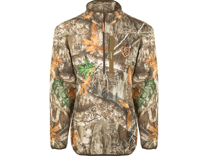 Drake Non-Typical Men's Lightweight Scent Control Camo Tech 1/4 Zip Long Sleeve Shirt P...