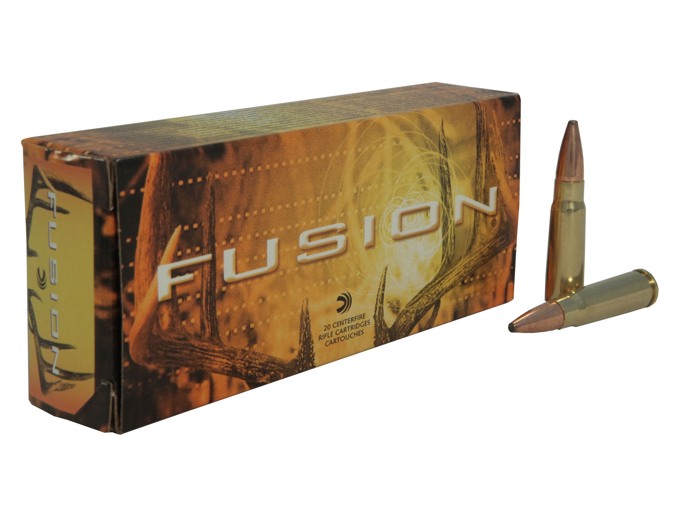 Federal Fusion 7.62x39mm Ammo 123 Grain Bonded Round Nose Box of 20