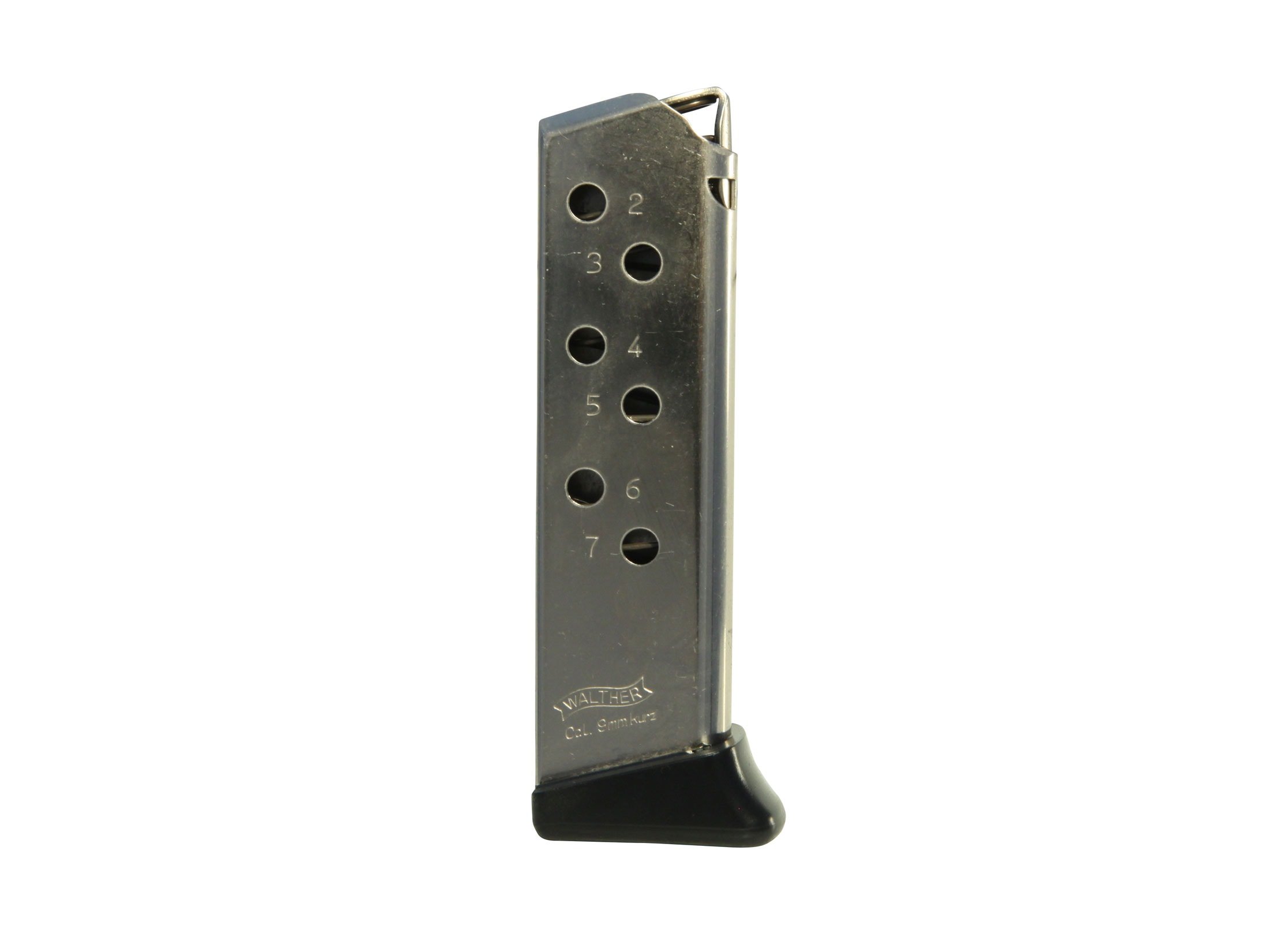 Walther Mag PPK/S 380 ACP 7-Round Finger Rest Nickel