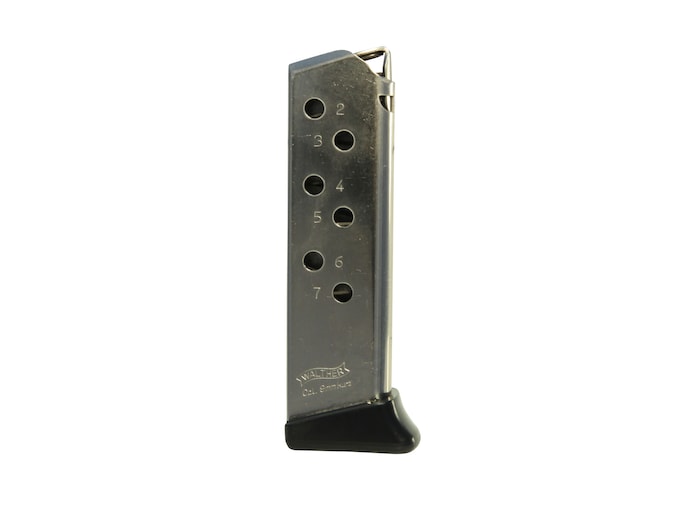 Walther Magazine PPK/S 380 ACP 7-Round with Finger Rest Nickel