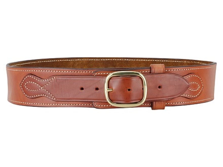Ross Leather Classic Cartridge Belt 45 Cal Leather Tan 46