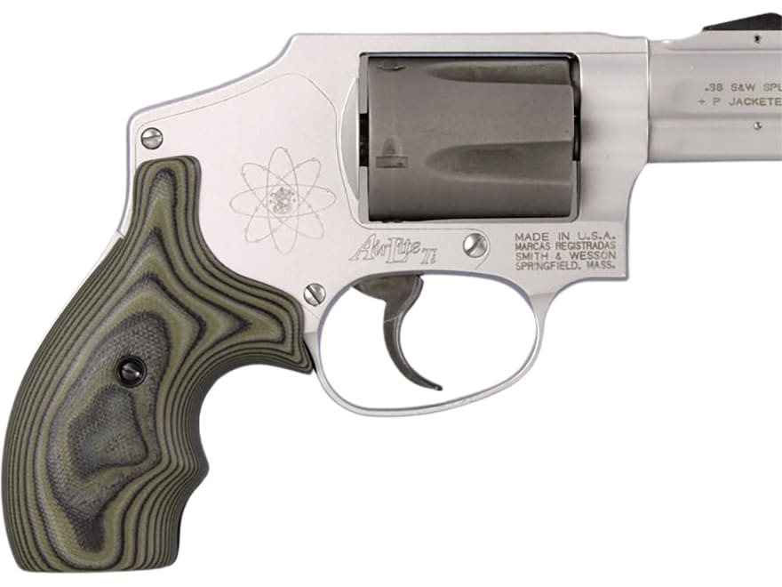 Hogue Bantam Grips for S&W J-Frame Round Butt G10 Smooth Green Lava