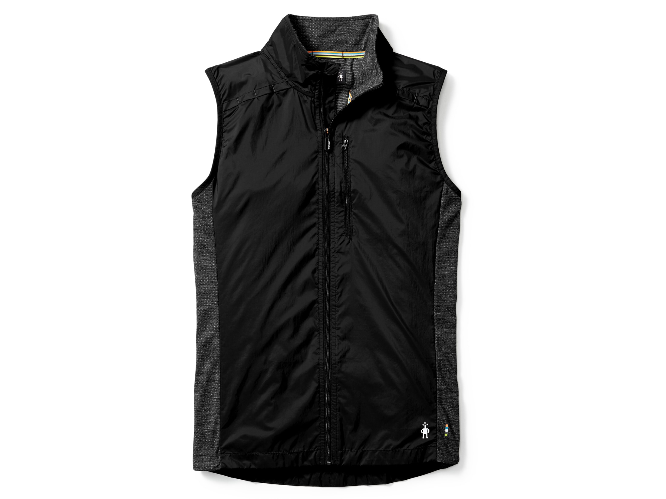 Smartwool Men's PhD Ultra Light Sport Vest Nylon/Merino Wool Black