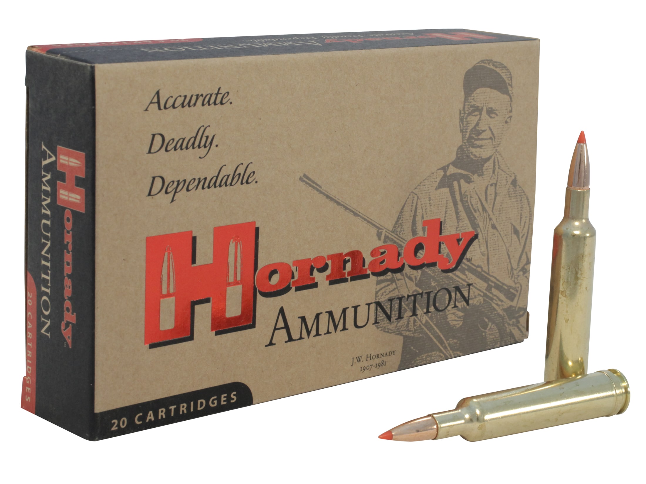 Hornady Custom Ammo 257 Weatherby Mag 110 Grain InterBond Boat Tail