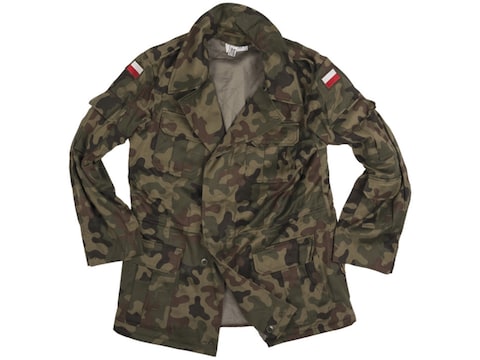 Military Surplus Polish M93 Field Jacket with Liner Camo