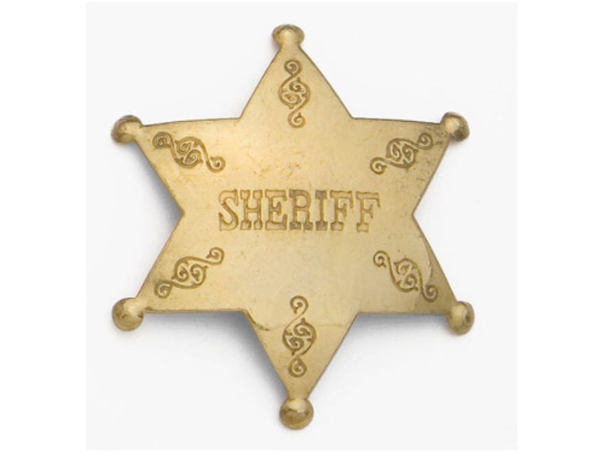 Collector's Armoury Replica Old West Sheriff Badge Brass