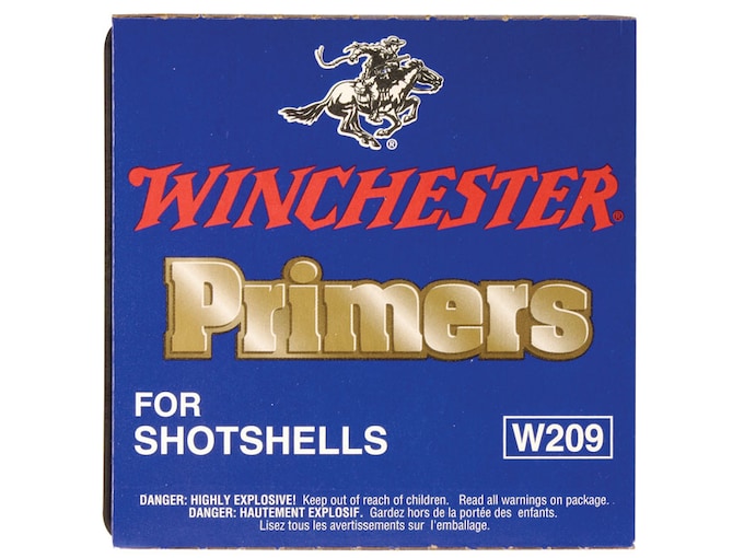 Winchester 209 Shotshell Primers Box of 1000 (10 Trays of 100)