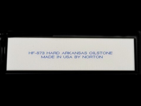 Norton Hard Arkansas Sharpening Stone Knife Blade-Style 3" x 3/4" x 1/8" Ultra-Fine
