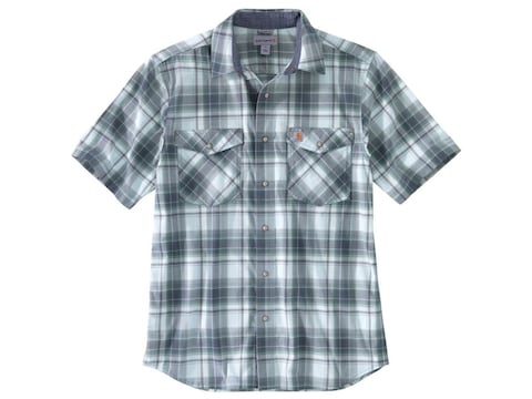 Carhartt Men's Rugged Flex Lightweight Snap-Front Short Sleeve Shirt