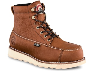 Meindl Eureka Steel Toe Lineman 10 Work Boots Leather Brown  display picture 1
