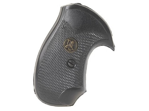 Pachmayr Compac Grips S&W J-Frame Square Butt Rubber Black