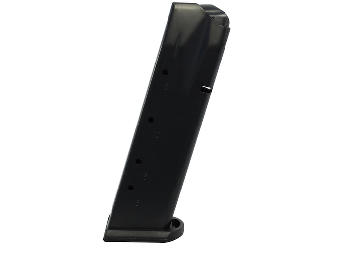 Mec-Gar Optimum Magazine with Base Pad for Sig Sauer P226 9mm 18-Round Steel Anti-Friction Black