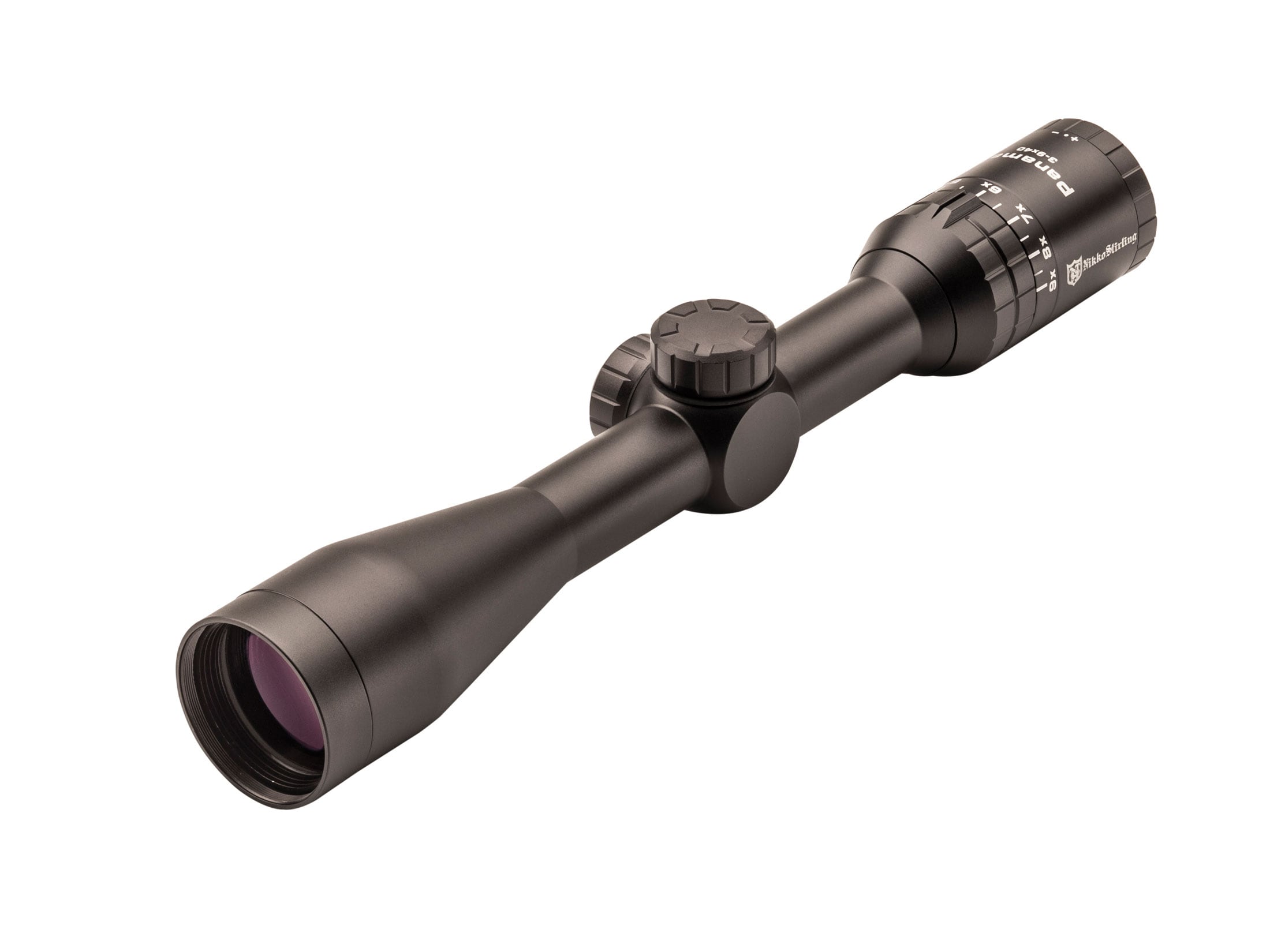 Nikko Stirling PANAMAX Wide FOV Rifle Scope 1 Tube 3-9x 40mm Half
