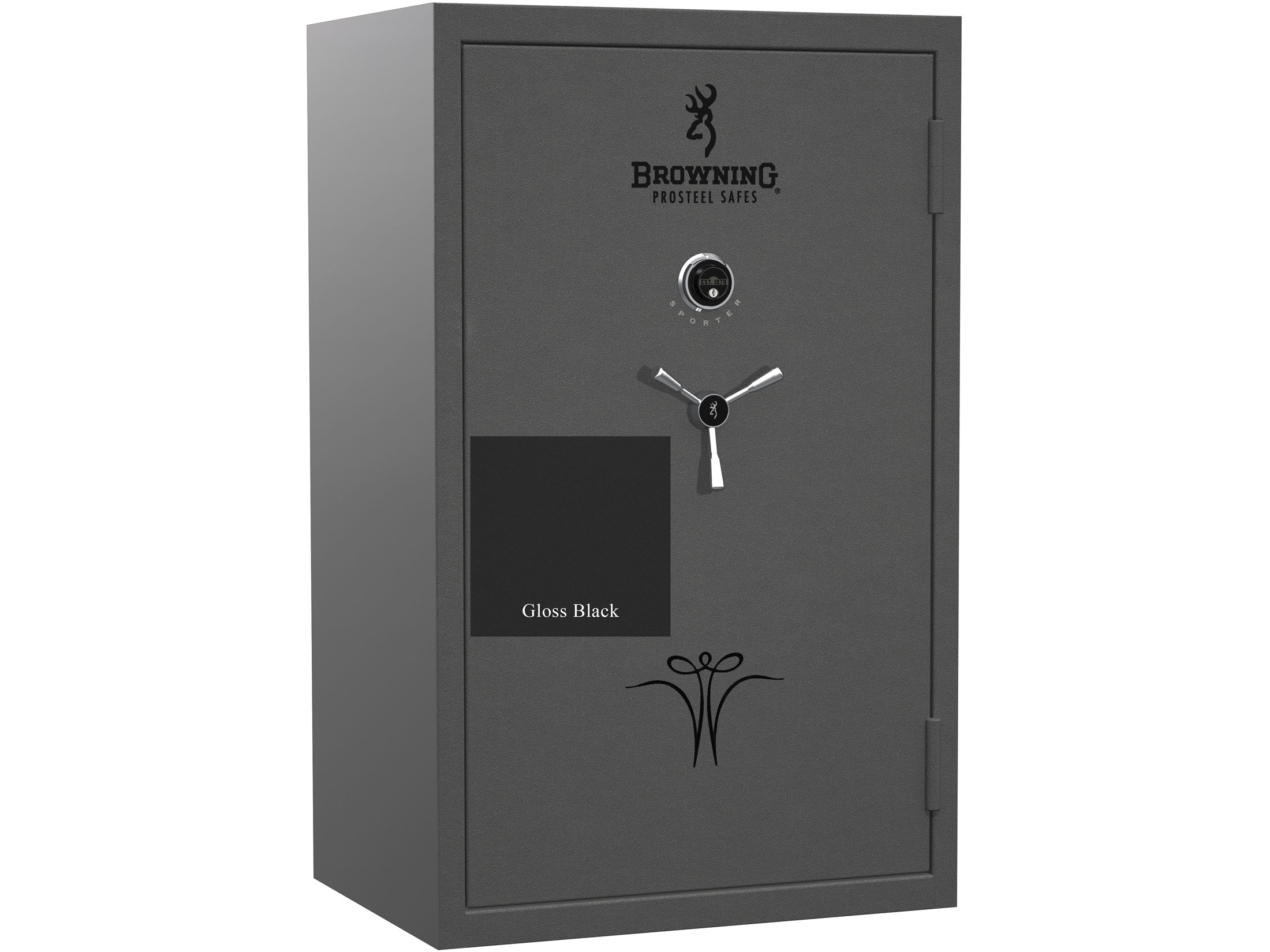 Browning Sporter Wide FireResistant 49 Gun Safe Mechanical Lock Gloss