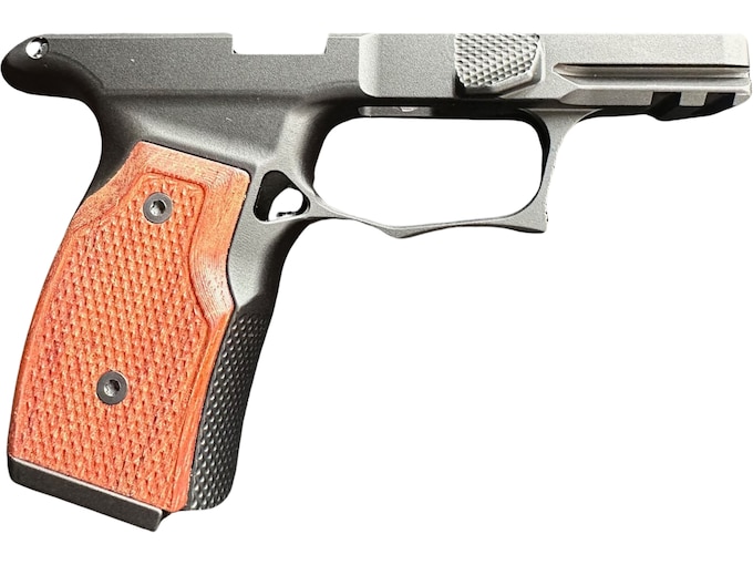 Sharps Bros Enhanced Grip Module Gen 2 Sig P365X, P365XL Aluminum Black with Brazilian Cherry Grips