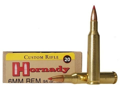 Hornady Custom Ammo 6mm Remington 95 Grain Sst Box Of 20