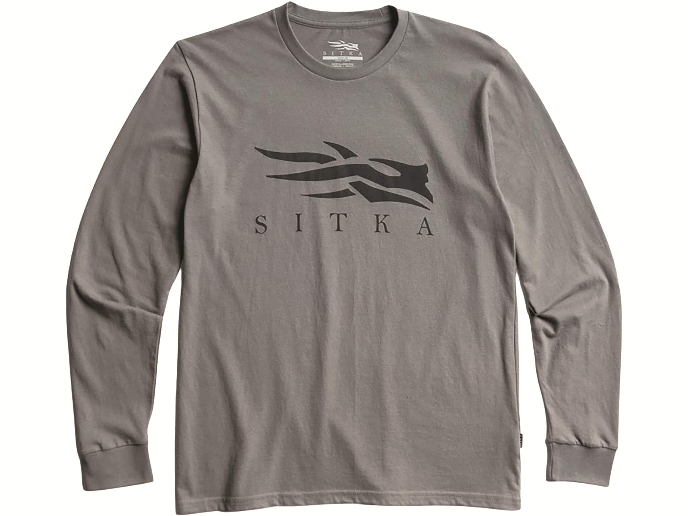 Sitka Gear Men's Icon Long Sleeve T-Shirt Sitka Black 2XL