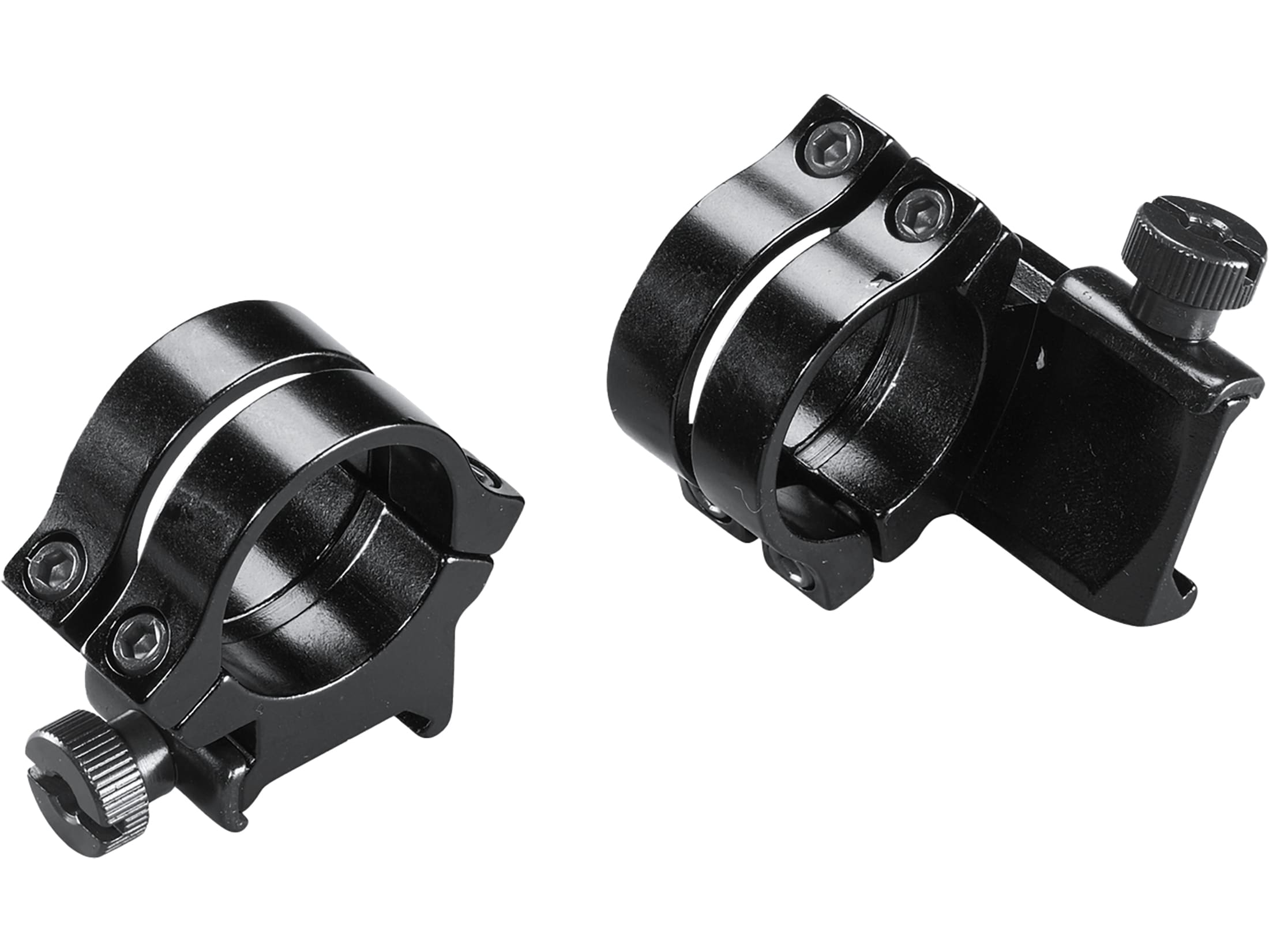 Weaver Quad Lock Weaver 1 Scope Rings Matte Black Medium